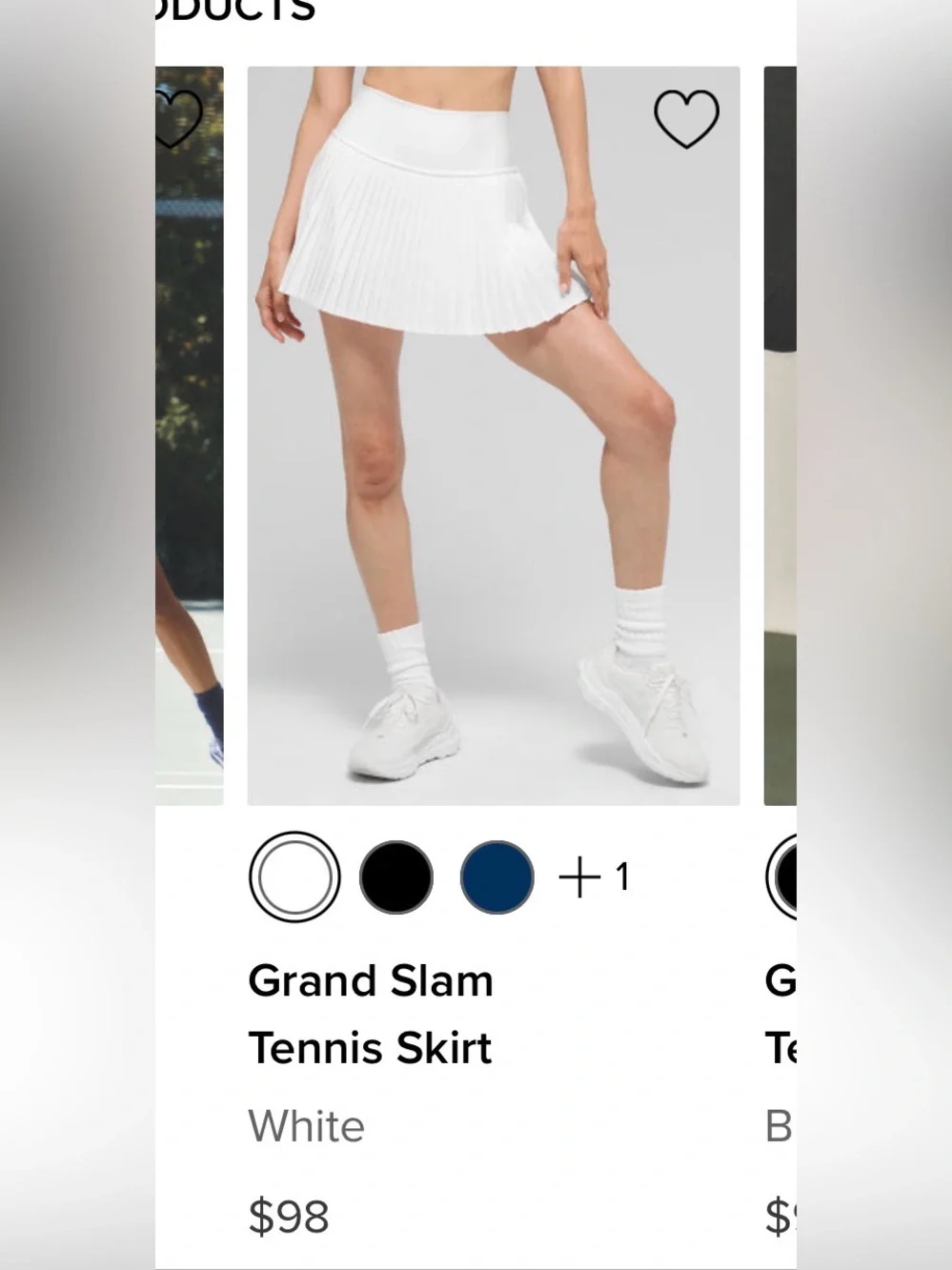 ALO Yoga grand slam tennis skirt